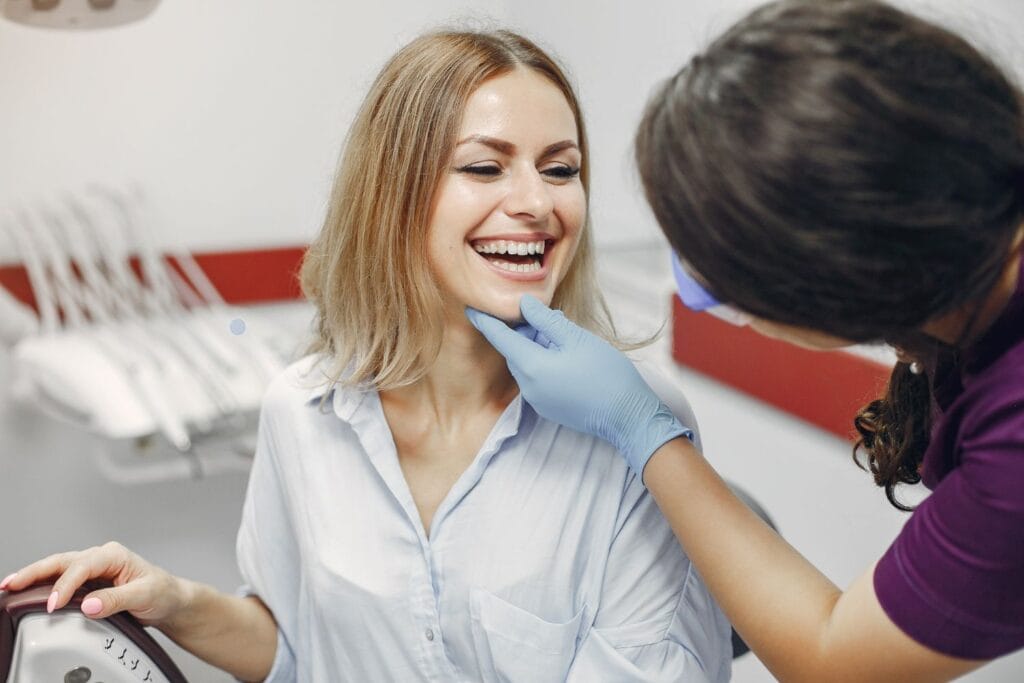 Dental patient smile makeover summer