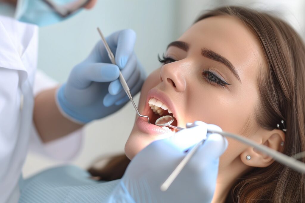 Dental Hygienist in Norwich performing professional teeth cleaning for oral health