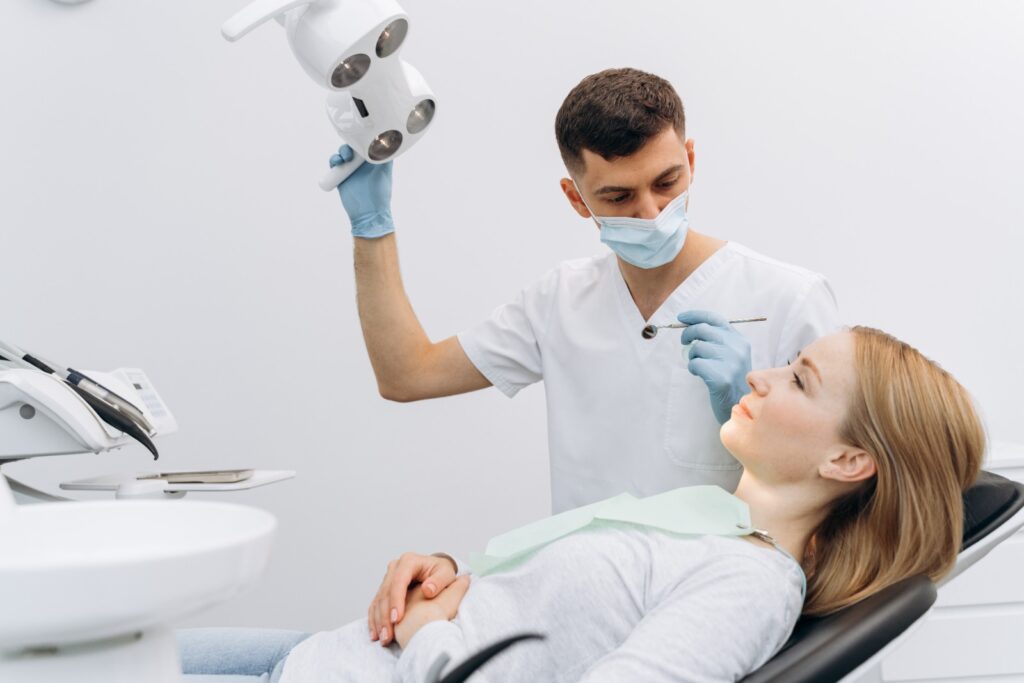 Nervous dental patient feeling relaxed during IV sedation treatment at Pearl Dental Surgery Norwich